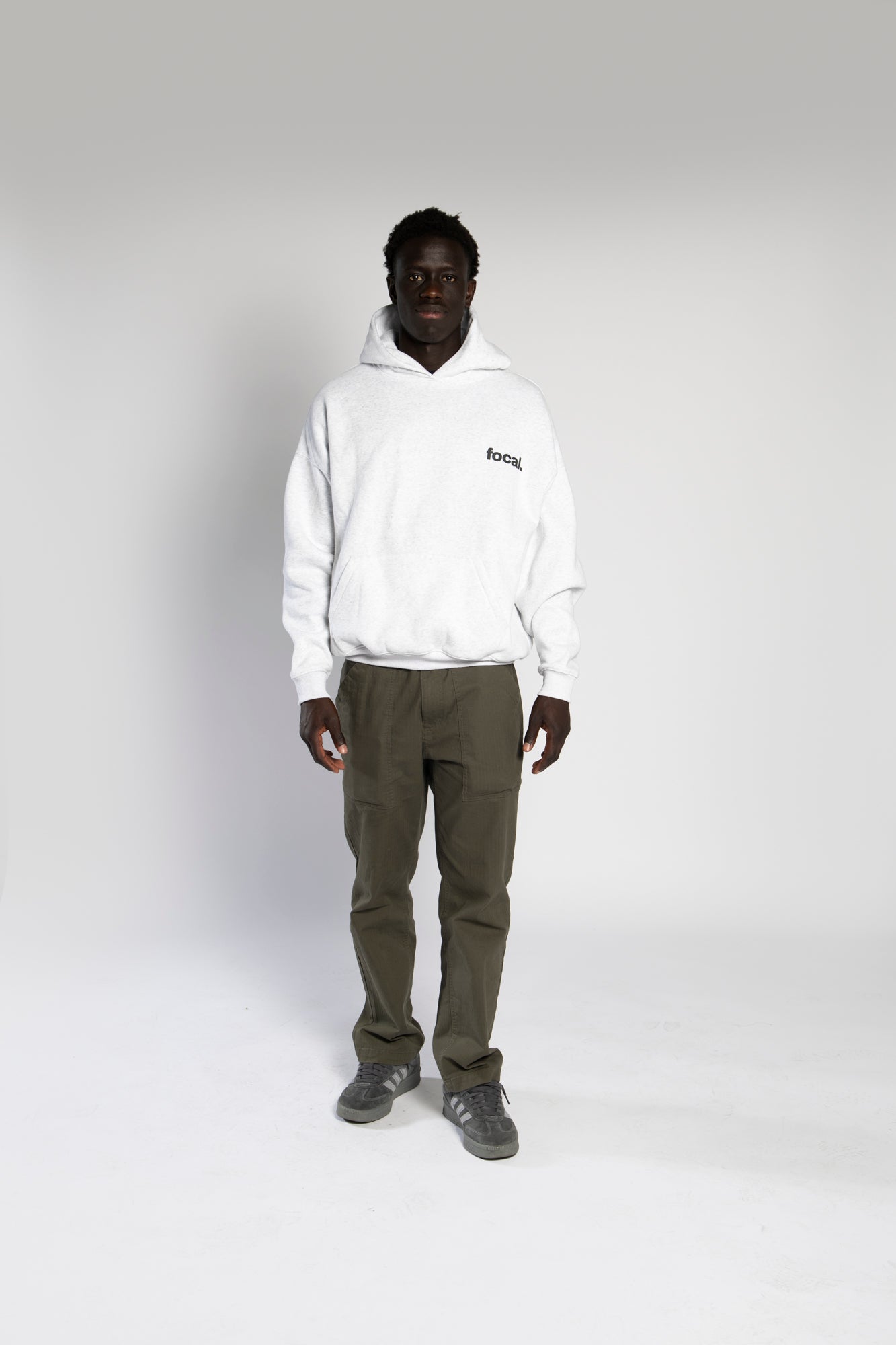 Heavyweight Hoodie - Grey Marle