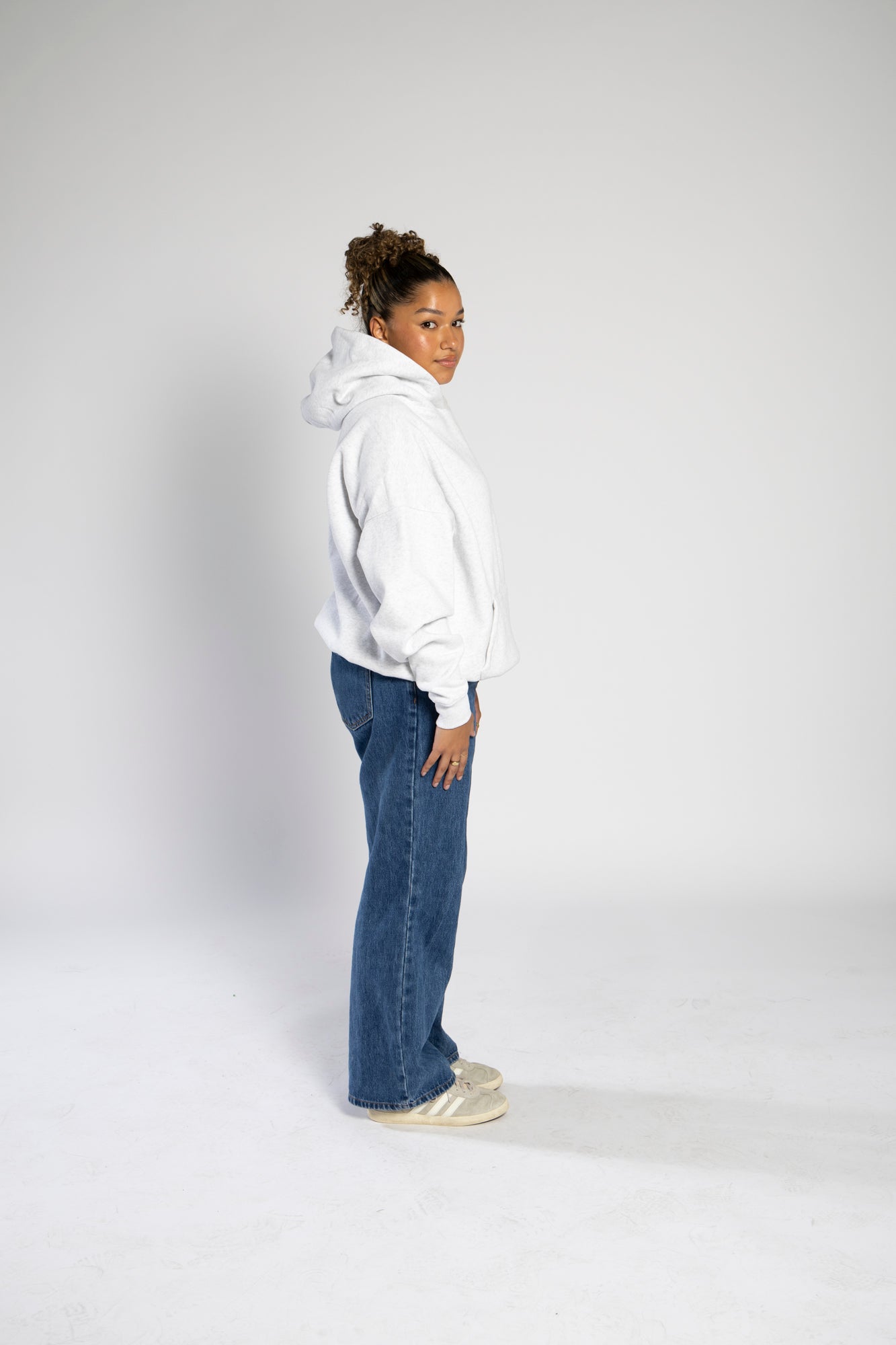 Heavyweight Hoodie - Grey Marle